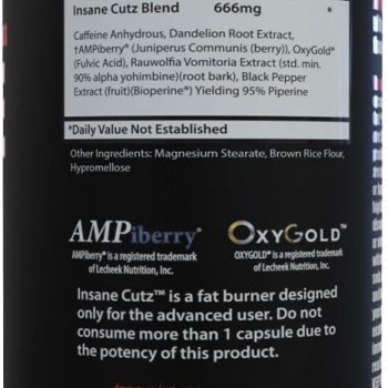 Insane Cutz 45 Caps Insane Cutz 45 Caps